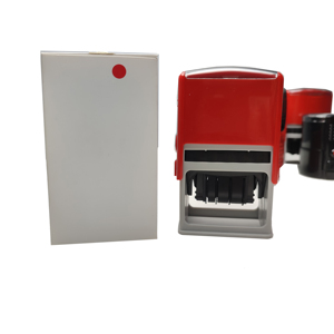 Timbro Automatico a <span class=keywords><strong>2</strong></span> Colori con Inchiostro Incorporato, Timbro Manuale per Data di Scadenza con Testo e Data - Product Image 2