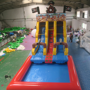 6x3,5 m caliente Barco <span class=keywords><strong>Pirata</strong></span> inflable tobogán de la Piscina/Barco <span class=keywords><strong>Pirata</strong></span> inflable tobogán de agua para la venta - Product Image 4