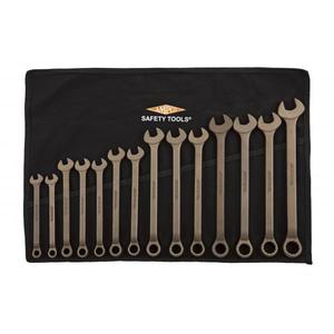 AMPCO - AA9011A Combination wrench <b>set</b>, Aluminium Bronze (<b>metric</b>) NON-SPARKING <b>SPANNERS</b>, WRENCHES AND ADJUSTABLE WRENCHES - Product Image 1