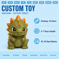 Figura de Acción de PVC Personalizada OEM, Juguete de Dinosaurio, Modelo de Personaje de Anime, Figura Coleccionable, Venta al por Mayor de Fábrica para Decoración