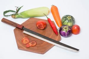 มีดครัวญี่ปุ่นราคาถูกออกแบบใหม่ซาซิมิตัด300ปลาเครื่องตัดมือปลอมมีด - Product Image 2