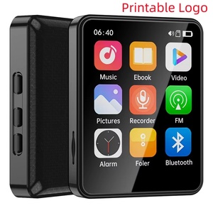 Factory 2.4 Inch Full Touch Screen MP3 Player BT FM Radio E-<b>book</b> Video Recorder Support 128GB TF Card Portable Music Player - Product Image 1