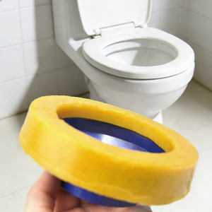 Junta de brida para inodoro de fácil instalación, a prueba de fugas, con válvula antirretorno, anillo de cera para inodoro a prueba de olores, para la mayoría de inodoros - Product Image 1