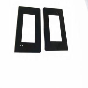 ผ้าไหมพิมพ์ลาย PMMA แผ่นอะคริลิคใสตัดด้วยระบบ CNC 2มม. สีดำ/โลโก้ - Product Image 2