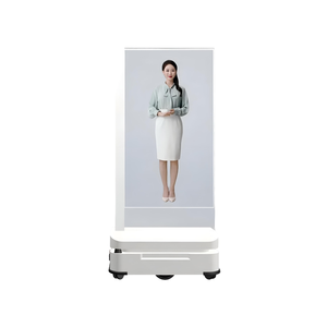 Affichage numérique <span class=keywords><strong>OLED</strong></span> transparent sur pied mobile de 55 pouces avec animation pour ascenseurs - Product Image 1