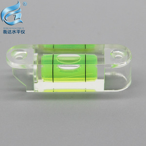 Nivel de burbuja cuadrado Hengda de acrílico de 1 1/2 pulgadas para uso en bricolaje - Product Image 1