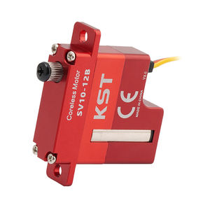 Ventas Calientes KST SV10-12B DC12V Super Alto Voltaje 14.0Kgf.cm 0.10seg/60. Arranque Suave de Aleación de Aluminio sin Núcleo para Planeadores RC - Product Image 6