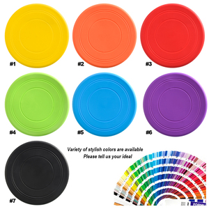 Pabrik Hadiah Promosi Grosir TPR Flying Disc Cakram Bundar Logo Kustom Karet Polos Golf Anjing Flying Saucer Flying Disc - Product Image 2