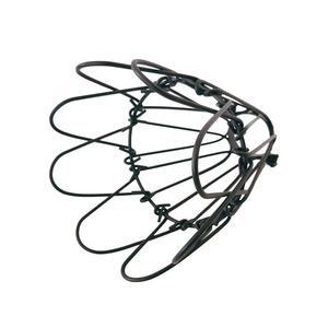 빈티지 산업용 램프 커버 및 음영 조정 가능한 에디슨 전구 보호 블랙 메탈 다른 스타일 개구부 - Product Image 4