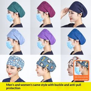 Gorros Quirúrgicos Personalizados con Logotipo, de Secado Rápido, para Médicos y Enfermeras, para Cabello Largo, Ajustables, con Bordado de ECG - Product Image 2