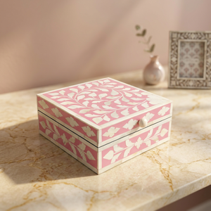 Elegant Durable 6x4 Resin Bone Geometric Shape Storage <b>Box</b> Unique Handmade Animal Style Polished <b>Keepsake</b> <b>Box</b> for Jewelry - Product Image 1