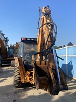 Kondisi Asli Bekas CASE 580M Backhoe Loader 4X4 580M2 580N 580L Super Bekas Mini Wheel Loader