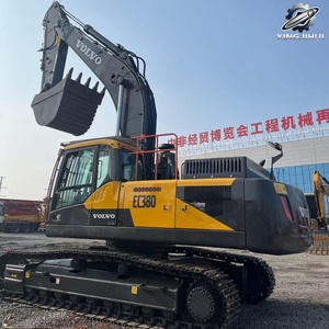 รถขุดตีนตะขาบ Volvo EC380 มือสอง ขนาด 38 ตัน บุ้งกี๋ 2 ลูกบาศก์เมตร แบรนด์แท้จากสวีเดน รถขุดขนาดใหญ่สำหรับงานก่อสร้าง ชั่วโมงการทำงานต่ำ สภาพดี - Product Image 4