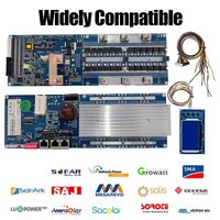 Kit de boîtier de batterie LiFePO4 mural KIMBATTERY 16S 51.2V 100Ah avec BMS intelligent JK et écran LCD