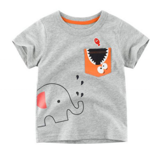 Nuevo diseño last tend niños algodón impreso ropa niños algodón poliéster impreso ropa niño ropa niños impreso niño T- - Product Image 3