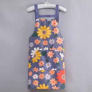 Tablier floral personnalisable style français pour femme cuisine femme adulte