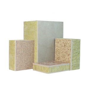 <span class=keywords><strong>Panel</strong></span> Exterior de enclavamiento corrugado a prueba de fuego, 50mm, 75mm, 100mm de espesor, paneles sándwich de lana de roca para paredes - Product Image 1
