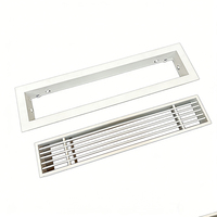 Vente directe d'usine de diffuseurs d'air et grilles de ventilation carrés modernes en alliage d'aluminium de haute qualité à prix réduits