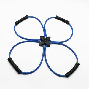 Multi funzionale doppio Cross Pull a 8 cifre per la casa Yoga Fitness Unisex <span class=keywords><strong>fascia</strong></span> <span class=keywords><strong>elastica</strong></span> resistenza corda X yoga petto espandere - Product Image 1