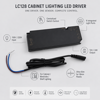 Alimentation électrique pour éclairage de placard 36W 60W, 12V 24V, tension constante, driver LED pour système d'éclairage sous placard LC128-36-0