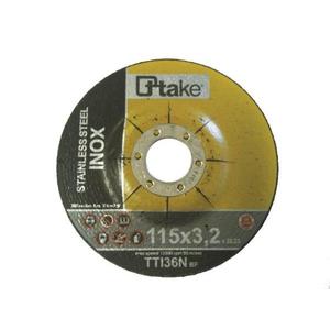 Meule à centre déprimé Ttake 230x7x22.23 mm pour le débavurage de l'acier inoxydable - Product Image 1