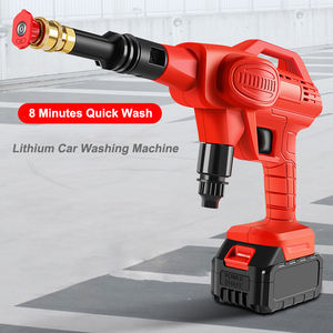 24V lityum elektrikli otomotiv temizleyici su tabancası yüksek basınçlı araba yıkama köpük jeneratörü su tabancası ev bahçe temizleme - Product Image 2