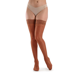 Medias con encaje de silicona en la parte superior, paquete de 3 piezas - Product Image 1