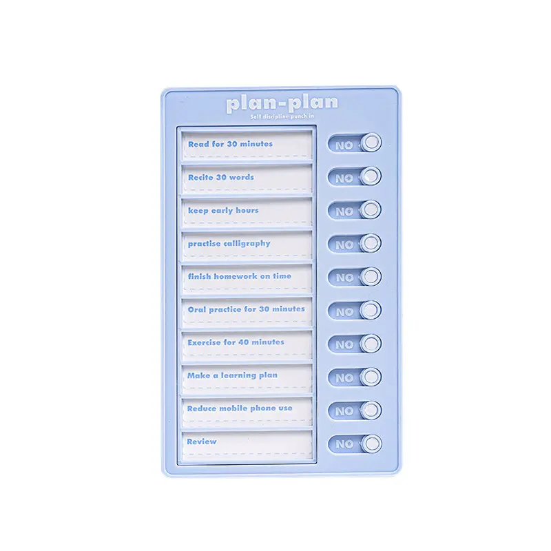 모든 어린이를 위해 설계된 내 집안일 체크리스트 사용자 정의 계획을위한 목록 보드 재사용 가능 Rv 메모 플라스틱 보드 집안일 차트