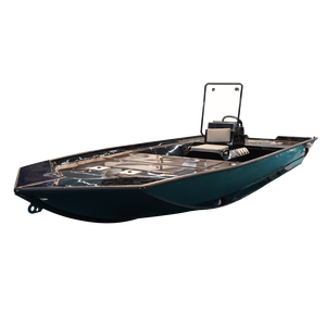 Kinocean OEM Bass Boats 5052 <strong>Aluminum</strong> Bass Hunter <strong>Fishing</strong> Boat Stable Hull Design With Motor for Freshwater Lake River <strong>Fishing</strong> - Product Image 1
