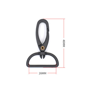 Plastic Swivel Hook 26mm Bag Hanging Rotating <b>Clip</b> For Mobile Phone Luggage Webbing - Product Image 3