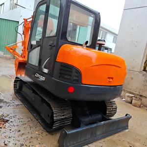 Miniexcavadora de cadenas DX55-5C de 5.4 toneladas, modelo 2026, con garantía de 1 año, alto rendimiento para proyectos de construcción agrícola - Product Image 3