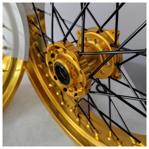 Ruedas Supermoto de Aluminio CNC de 17 Pulgadas para Suzuki RMZ 250 450 2007-2024, Llantas de Motocicleta Todoterreno con Color Personalizado - Product Image 5