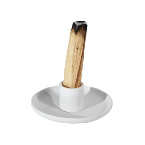 Supporto per bastoncini di incenso all'ingrosso moderno personalizzato supporto per Palo Santo in ceramica fatto a mano bianco per bastone - Product Image 1