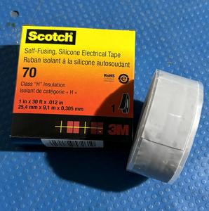 Ruban adhésif en silicone auto-fusionnant 3M 70 haute performance en PVC <span class=keywords><strong>pour</strong></span> l'isolation des câbles et des fils - Product Image 2