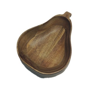 Assiette à dessert irrégulière en bois de noyer 15x12x4cm, design minimaliste fait main, pour la maison, la table à thé, le service de fruits, cadeau - Product Image 5