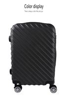 Vente en gros d'usine, valises de voyage rigides de 20 pouces, design tendance, ABS PC pp, style professionnel, Chaps