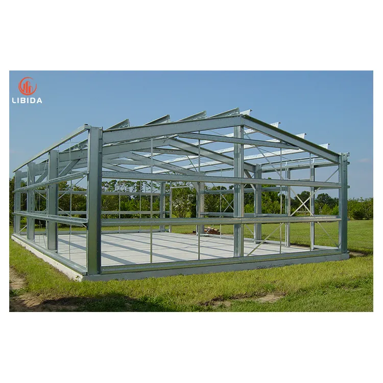 China supply High quality Factory low cost prefab steel structure construction warehouse prefabricated industrial shed