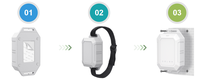 Balise Bluetooth robuste étanche IP67 Mokosmart M3 Brick pour le suivi industriel, vente en gros
