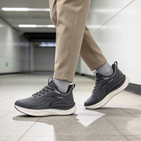Sneakers décontractées pour hommes noires personnalisées, de haute qualité, semelle résistante à l'usure, confortables, style de marche quotidien