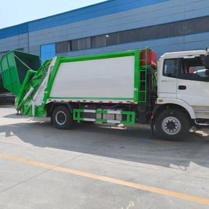 Camión <span class=keywords><strong>Compactador</strong></span> de <span class=keywords><strong>Basura</strong></span> Foton Aumark 4x2, 14 M3, Carga Trasera, Caja de Carga de 1 Tonelada, Vehículo de Recolección de Residuos - Product Image 6