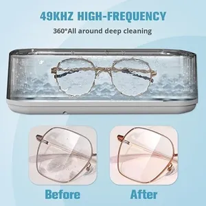 Nettoyeur à ultrasons pour bijoux avec écran LED numérique 5 vitesses, <span class=keywords><strong>appareil</strong></span> de <span class=keywords><strong>nettoyage</strong></span> à ultrasons de 650 ml - Product Image 4
