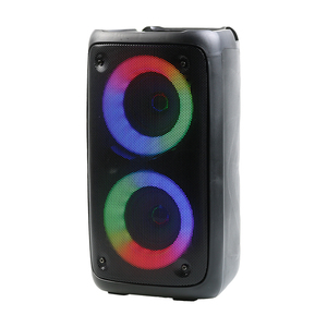 Enceinte portable sans fil BT 5.0 avec micro, double caisson de basses, basses puissantes pour karaoké, rassemblements familiaux - Product Image 4