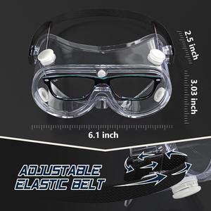 Gafas de Seguridad Antivaho con Correa Elástica Ajustable y Protección Lateral, Gafas de Seguridad de Impacto Ligeras y Suaves de Alta Calidad - Product Image 6