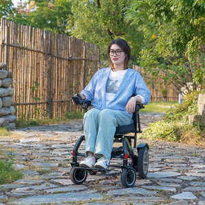 Jbh DC07 chăm sóc tại nhà có thể gập lại sợi carbon tất cả các địa hình bóng bầu dục Xe Lăn Điện - Product Image 6