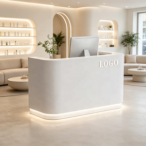 Comptoir de réception moderne et simple, petit comptoir de caisse, comptoir de bar pour salon de beauté, magasin de vêtements, réception d'entreprise, comptoir de caisse - Product Image 1