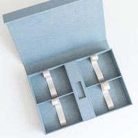 Lucexin — coffret de soin cosmétique, boîtes de bouteilles en or blanc, pour coffrets cadeaux