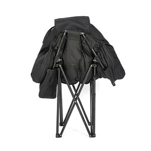 Modern Outdoor Folding Moon <b>Lounge</b> <b>Chair</b> with Padded Seat for Garden Park - Product Image 5