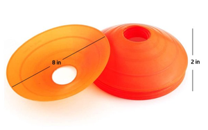 Ensemble de cônes d'entraînement de football avec logo personnalisé - Marqueurs de terrain colorés pour l'entraînement de vitesse/agilité - Commande en gros pour équipes et écoles - Product Image 4