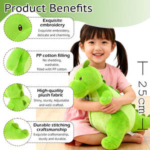 Fabrication de peluches personnalisées, jouets en peluche animaux, dinosaures en peluche doux, poupées assises, jouets mascotte personnalisés pour la promotion - Product Image 2