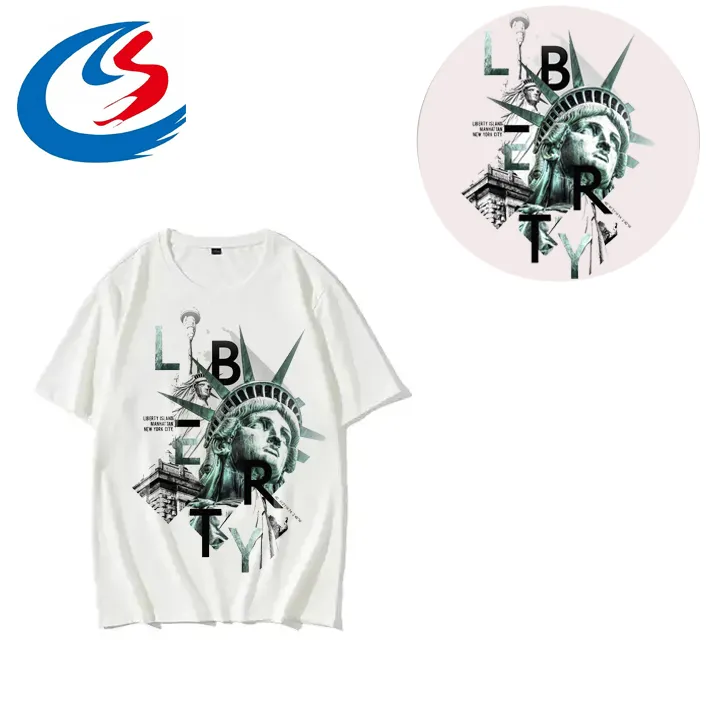 Customised cartoon character Plastisol Heat Transfer Printing Logo lron On Sticker Dtf Heat Transfers design for t-shirt